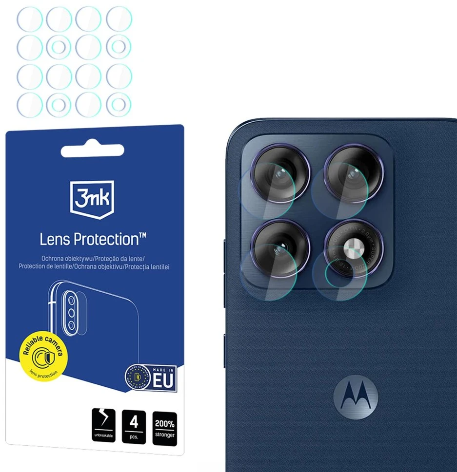 3Mk apsauga 3mk objektyvo apsauga hibridiniam stiklui, skirtam „Motorola Edge 70 Pro“ kameros objektyvui