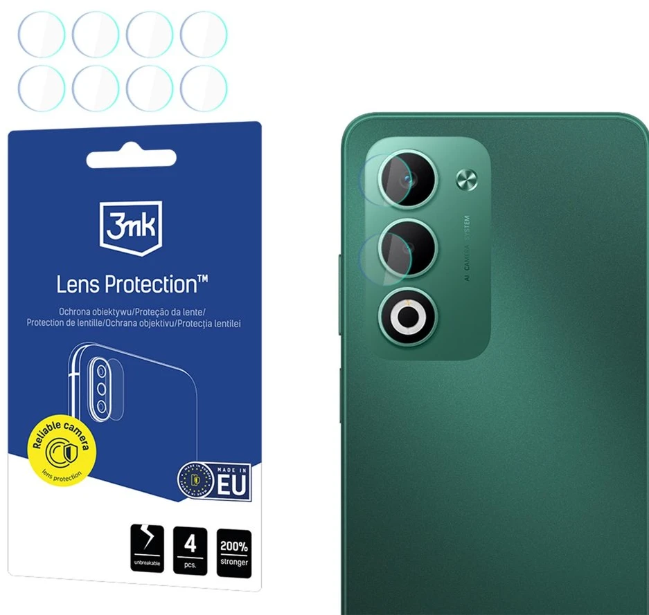 3Mk apsauga 3mk hibridinis objektyvo apsaugos stiklas „Oppo A5 5G“ kameros objektyvui