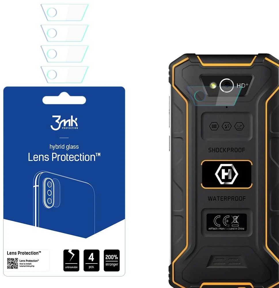3Mk apsauginis hibridinis stiklas, skirtas „MyPhone Hammer Energy 2“ 3mk objektyvo apsaugos kameros objektyvui