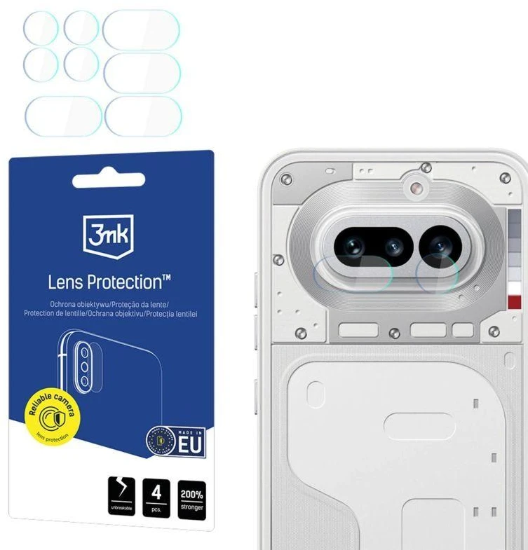 3Mk Protection 3mk Lens Protection™ hibridinės kameros objektyvo stiklas, skirtas „Nothing“ telefonui (4a)