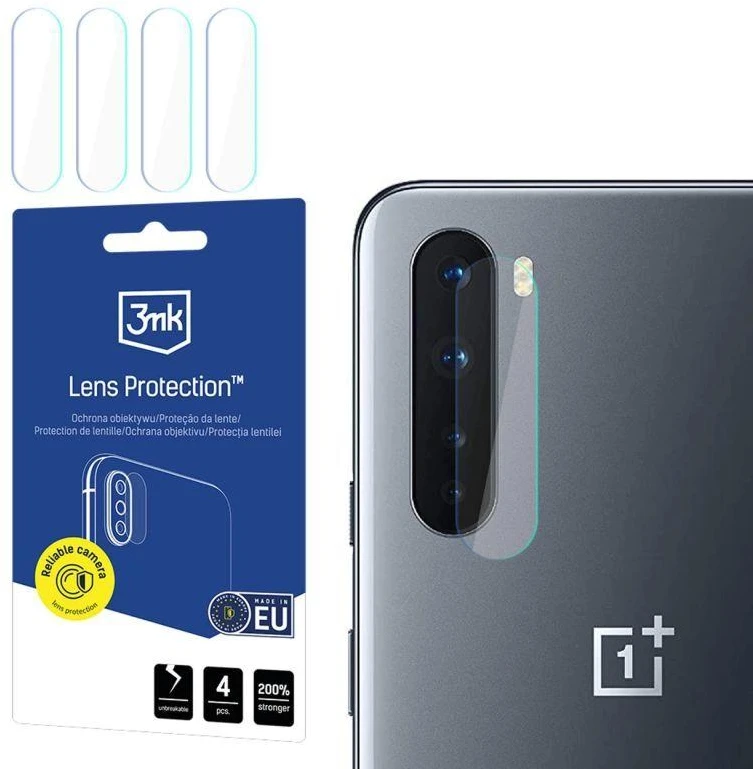 3MK Lens Protect OnePlus Nord telefono kameros objektyvo apsauga 4vnt