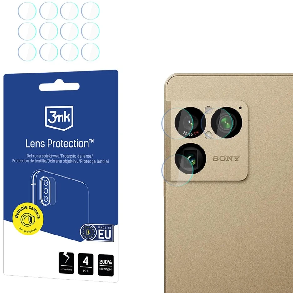 Nezatříděno 3Mk Protection 3mk Lens Protection™ hibridinio fotoaparato objektyvo stiklas, skirtas „Sony Xperia 1 VIII“