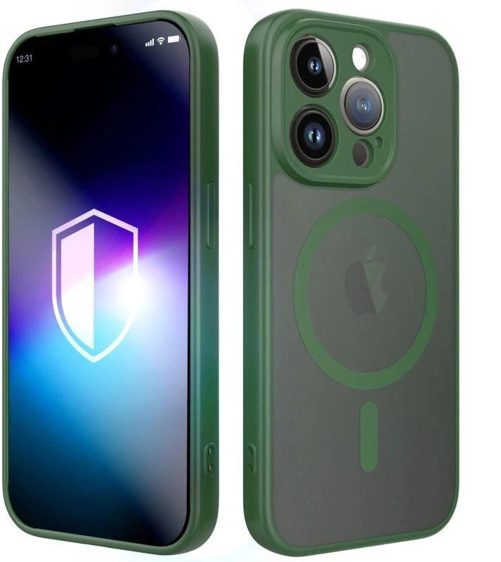 3Mk Protection 3mk Misty MagCase dėklas iPhone 14 Pro išmaniajam telefonui – žalias