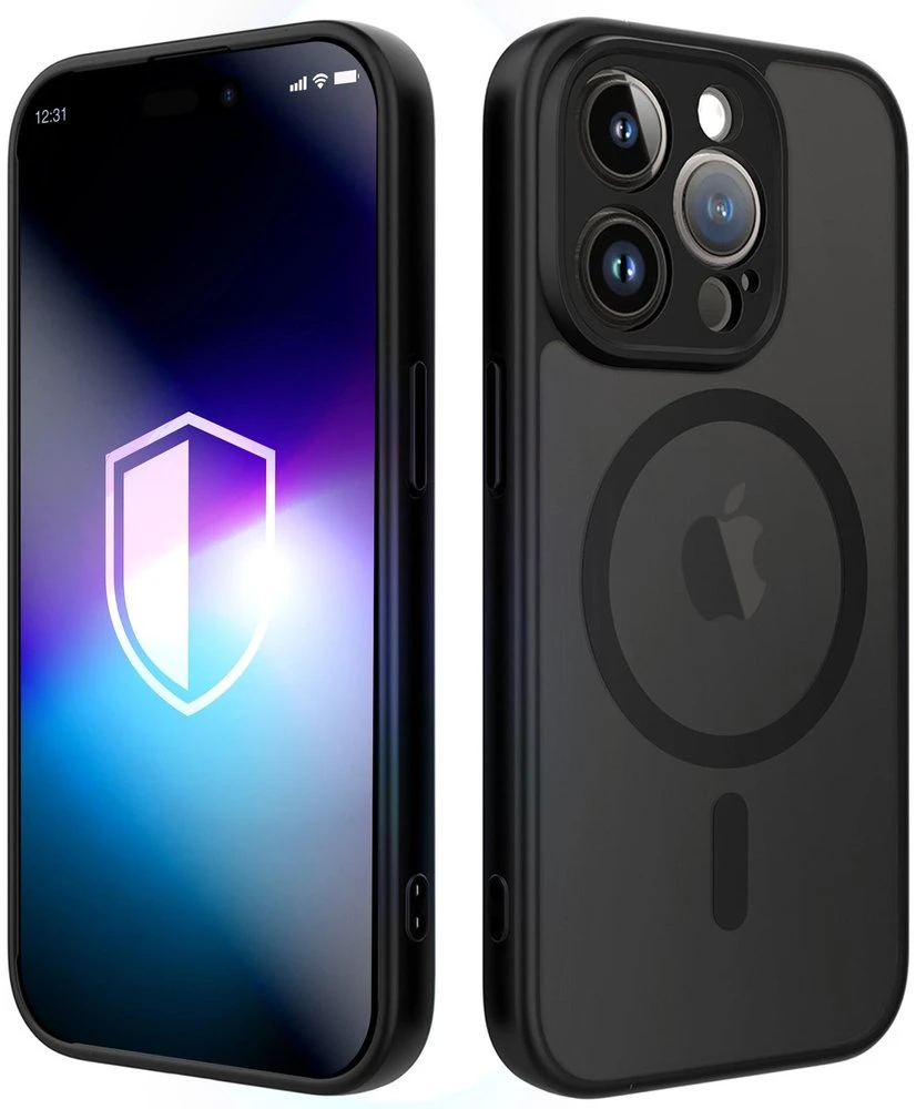 Nezatříděno 3mk Misty MagCase dėklas iPhone 14 Pro telefonui – juodas