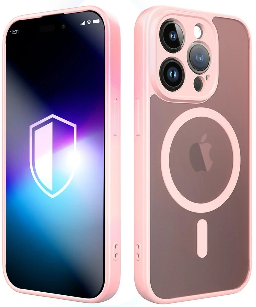 3Mk Protection 3mk Misty MagCase dėklas iPhone 14 Pro telefonui, rožinis