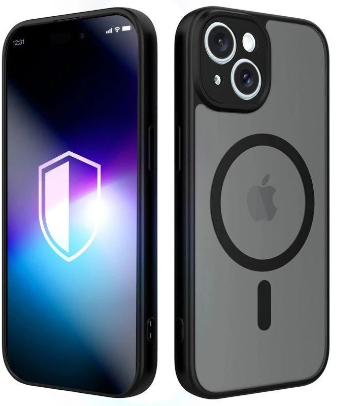 3mk Misty MagCase dėklas iPhone 15 – Juodas