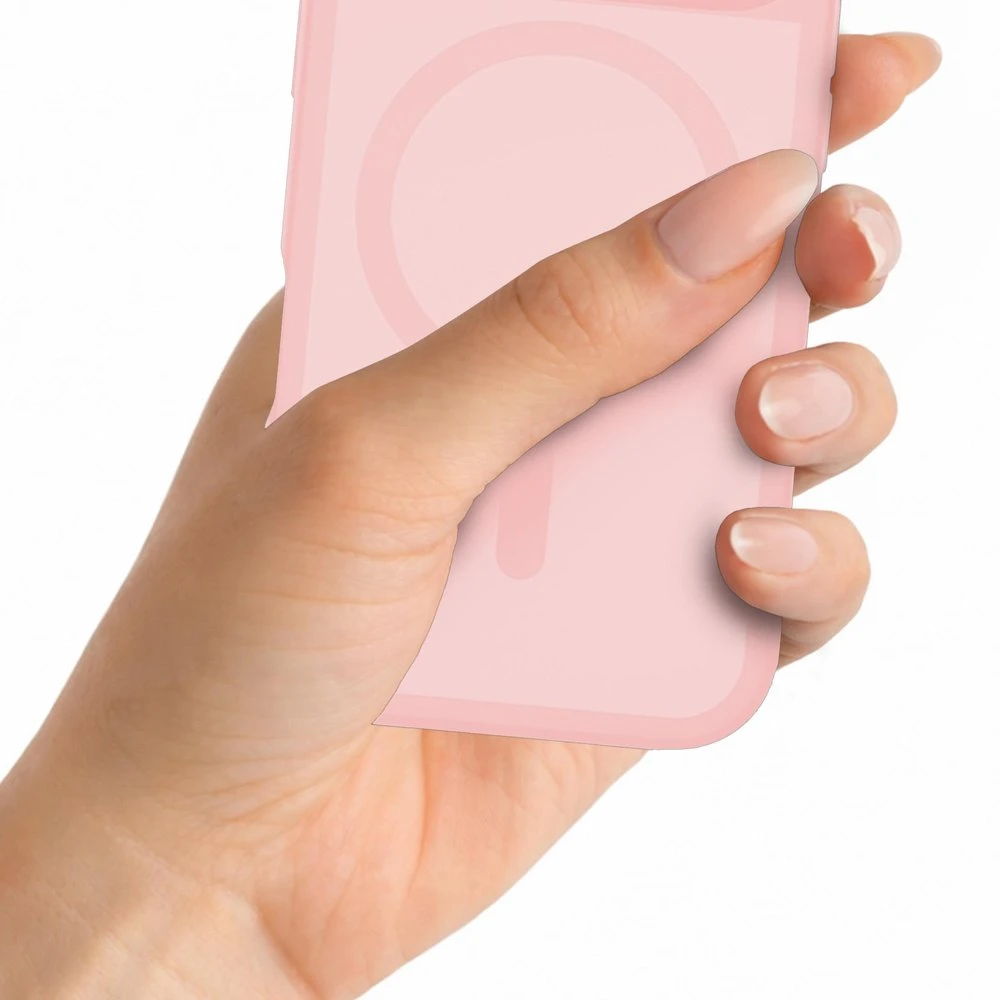 Nezatříděno 3mk Misty MagCase dėklas iPhone 15 Pro Max telefonui, rožinis