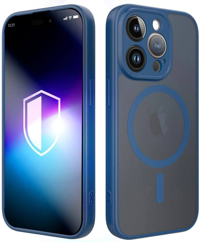 Nezatříděno 3mk Misty MagCase dėklas iPhone 15 Pro Max telefonui, mėlynas