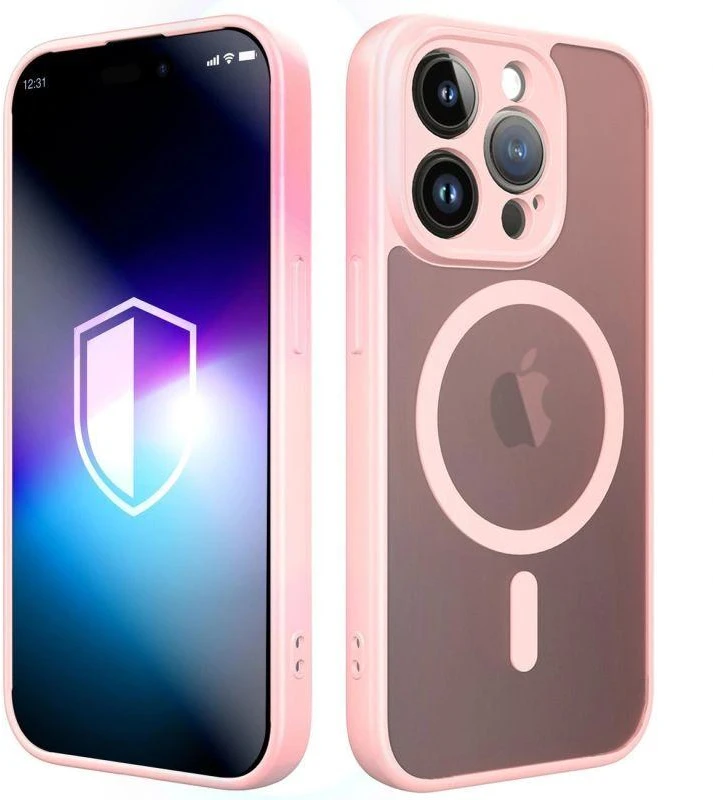 3Mk Protection 3mk Misty MagCase dėklas iPhone 15 Pro telefonui – rožinis