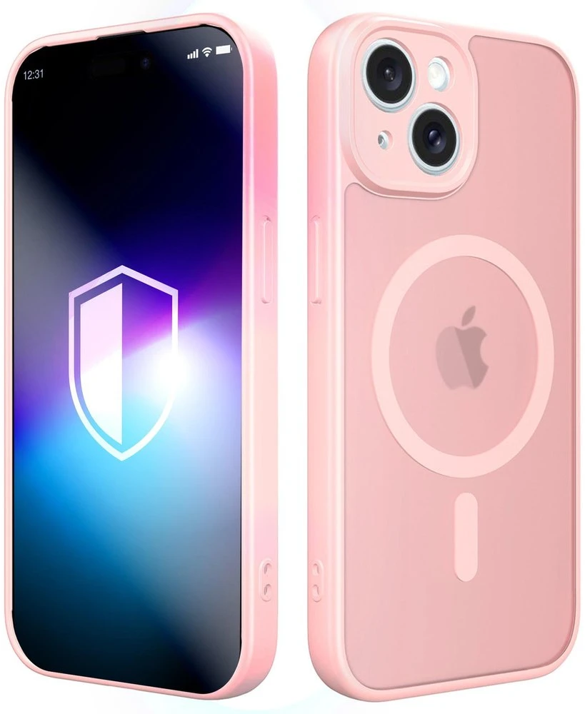 3mk Misty MagCase dėklas iPhone 15, rožinis