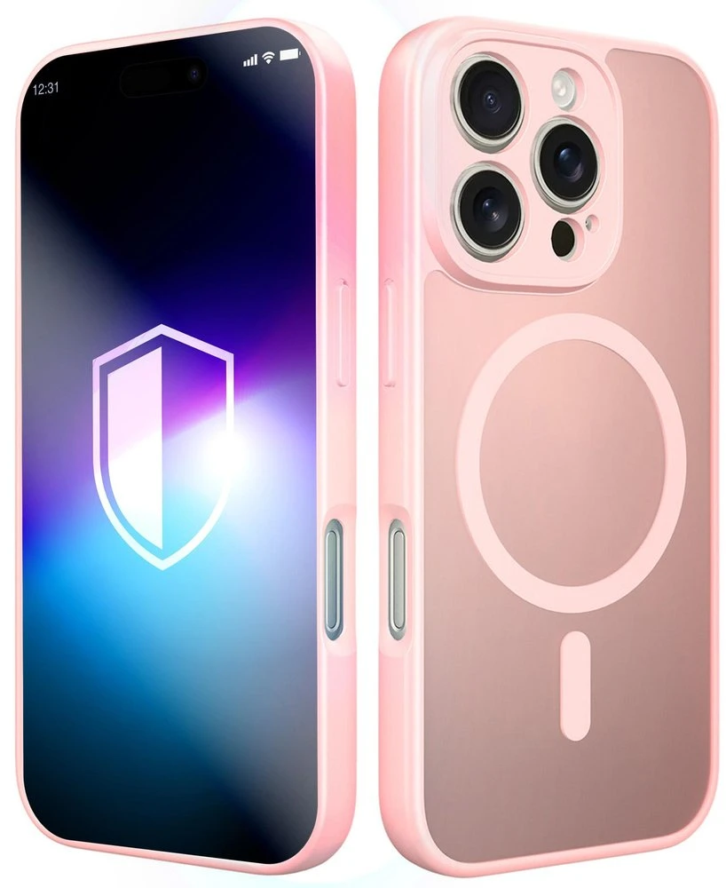 Nezatříděno 3mk Misty MagCase dėklas iPhone 16 Pro Max telefonui, rožinis