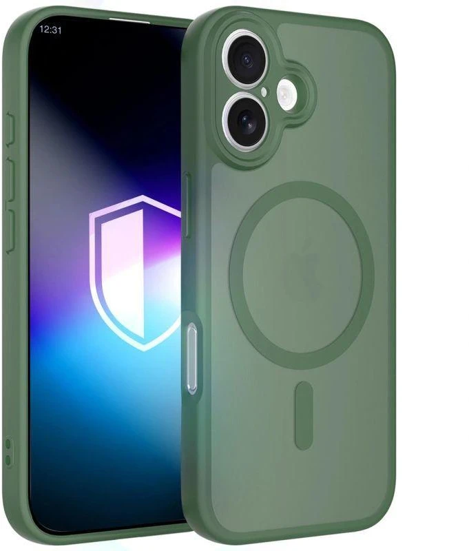 3Mk Protection 3mk Misty MagCase dėklas iPhone 16 telefonui - žalias