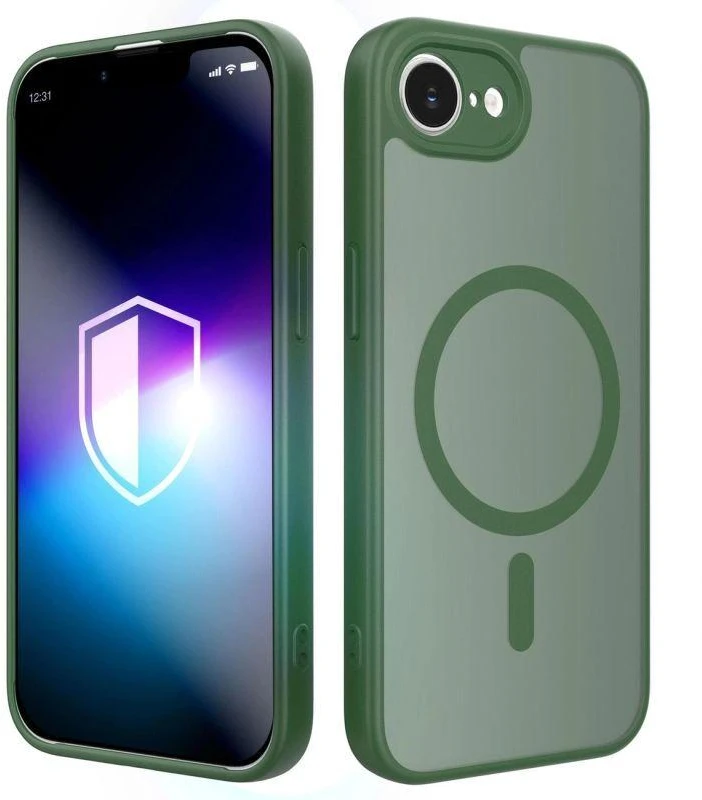 3Mk Protection 3mk Misty MagCase dėklas, skirtas iPhone 16E / 17E – žalias