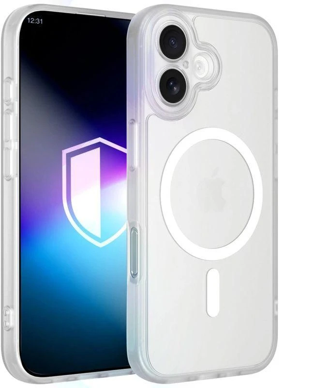 3mk Misty MagCase dėklas, skirtas iPhone 16 – baltas