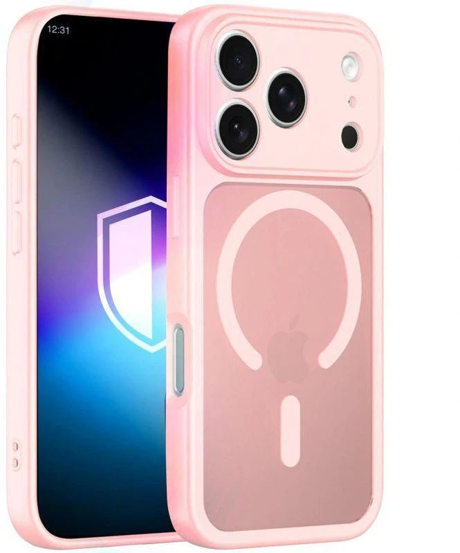 3mk Misty MagCase dėklas telefonui iPhone 17 Pro Max – rožinis