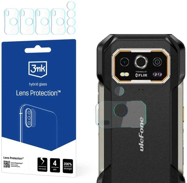 3Mk apsauga 3mk objektyvo apsauginis kameros stiklas, skirtas „Ulefone Armor 27 Pro / 27T Pro“