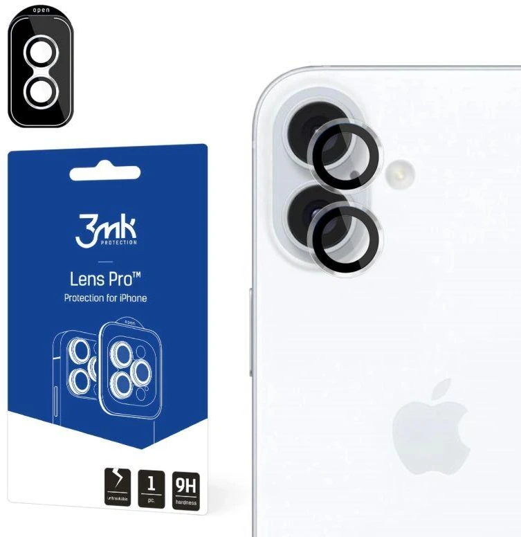 3MK Lens Protection Pro iPhone 16/16 Plus skaidrus