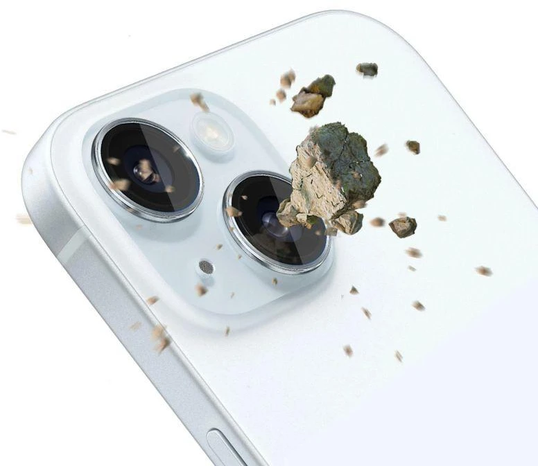 3MK Lens Protection Pro iPhone 15 6.1″ mėlynas Kameros lęšio apsauga su montavimo rėmeliu 1
