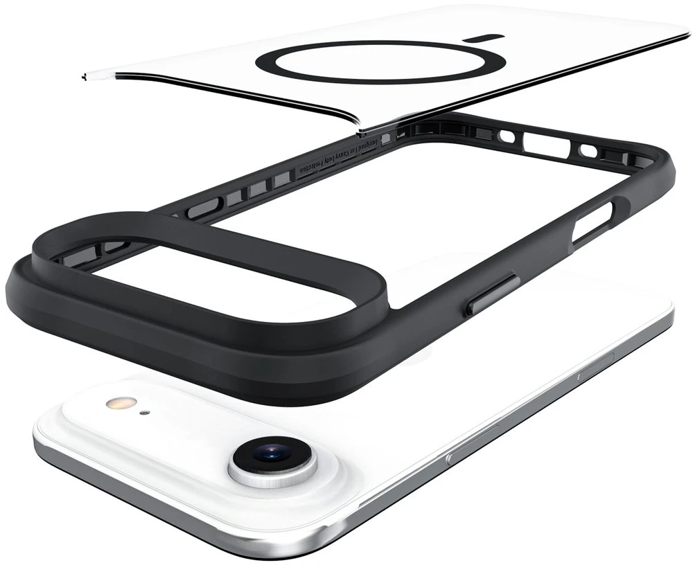 Dėklas 3Mk apsauginis 3mk satininis šarvuotas MagCase iPhone 17 Air - Baltas