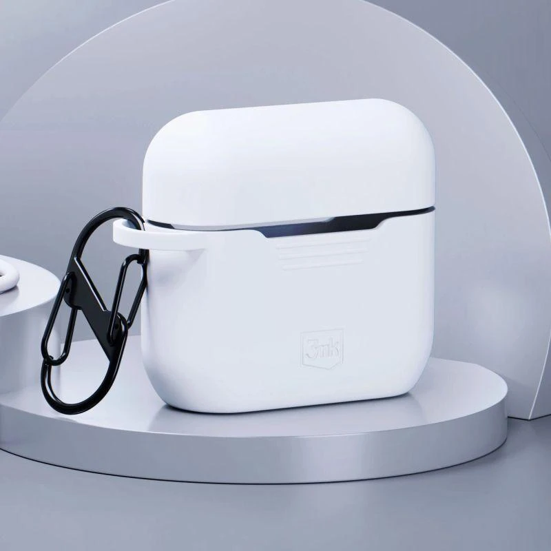 3mk Silikoninis dėklas AirPods skirtas AirPods Pro 3 - Baltas