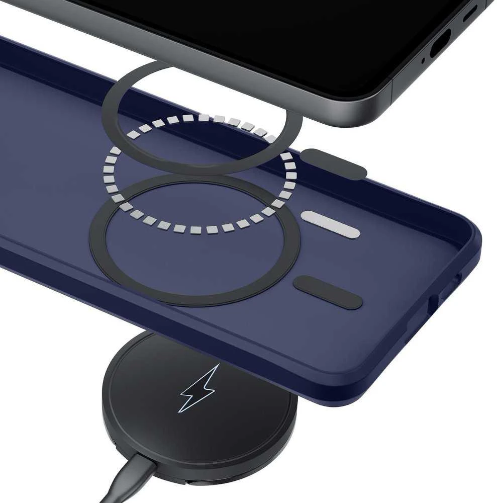 3mk Smoke MagCase dėklas iPhone Air, mėlynas