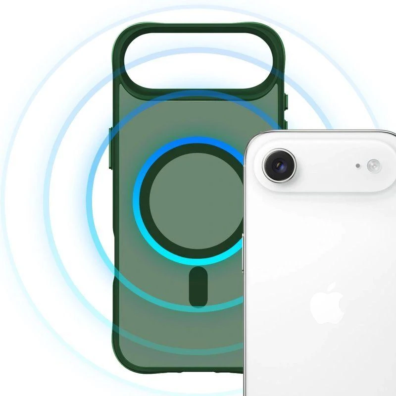 3mk Smoke MagCase dėklas iPhone Air – žalias