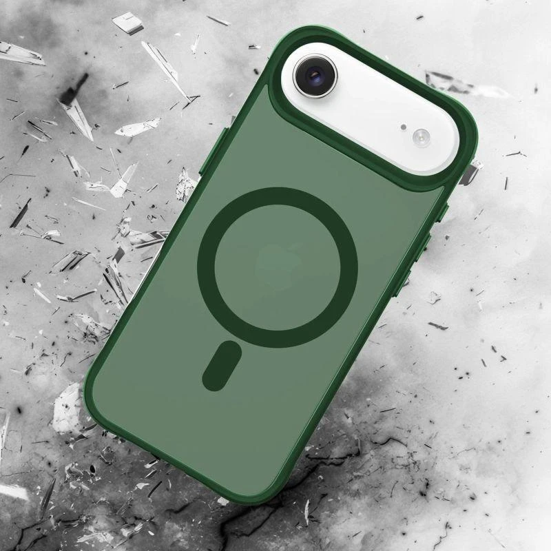 3mk Smoke MagCase dėklas iPhone Air – žalias