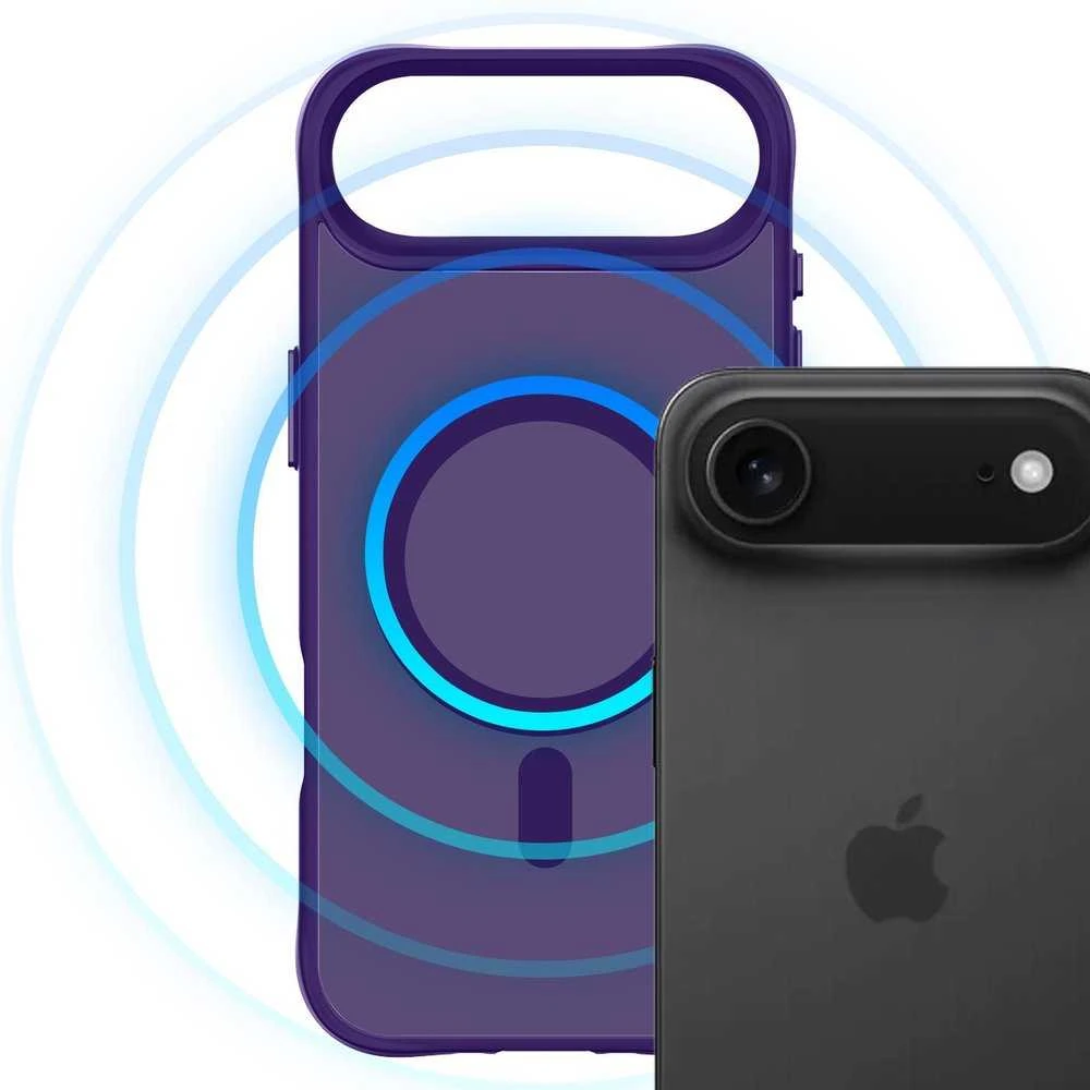 3mk Smoke MagCase dėklas iPhone Air, violetinis