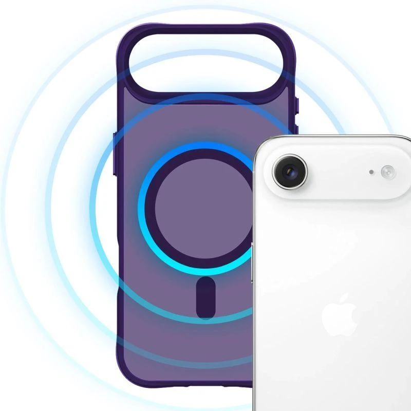 3mk Smoke MagCase dėklas iPhone Air, violetinis