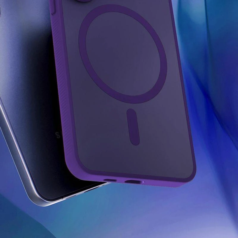3mk Smoke MagCase dėklas iPhone Air, violetinis