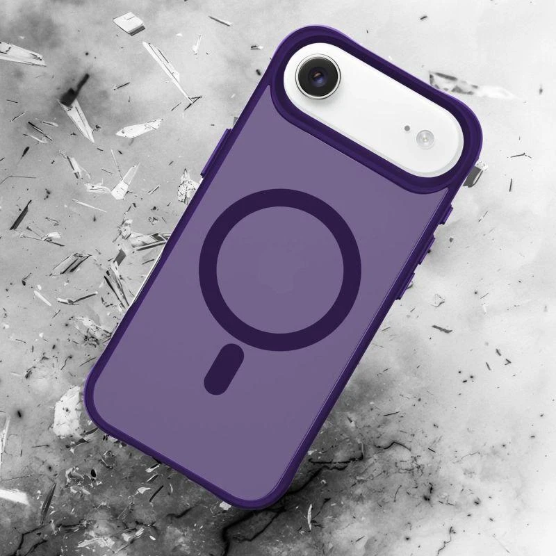 3mk Smoke MagCase dėklas iPhone Air, violetinis