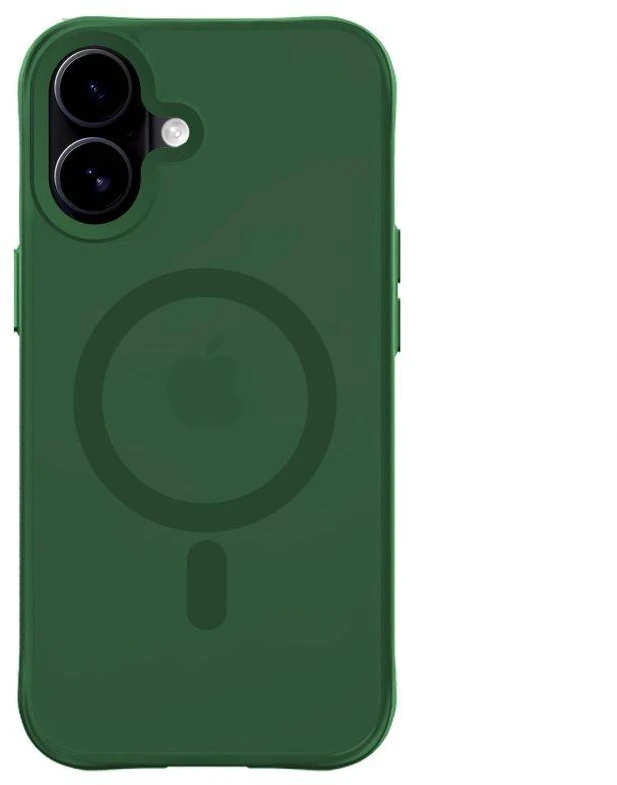 Nezatříděno 3Mk apsaugos 3mk dūminis „MagCase“ dėklas, skirtas iPhone 17 - Žalias-Translucent