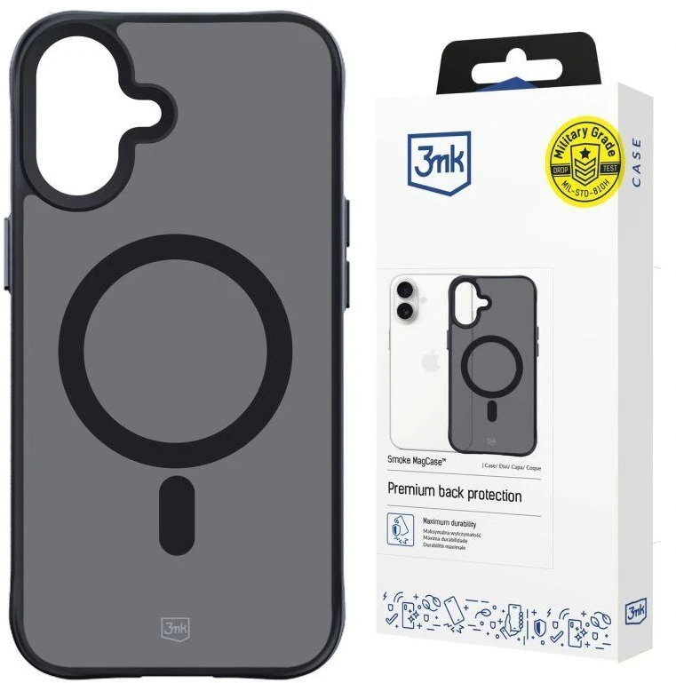3MK Smoke MagDėklas Apple iPhone 16