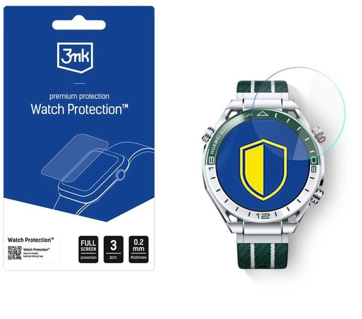 3Mk apsauga „Huawei Watch Ultimate 2“ – 3mk laikrodžio apsauga su „FlexibleGlass“