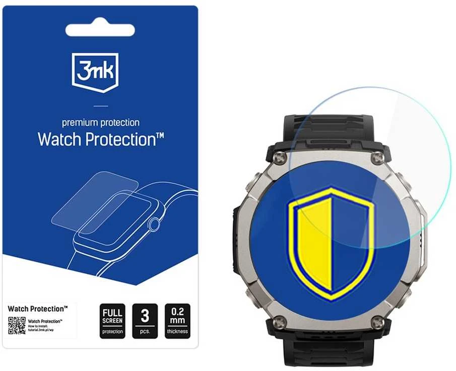 3Mk apsauga 3mk laikrodžio apsauga „FlexibleGlass“ hibridinis stiklas, skirtas „Amazfit T-Rex Ultra 2“