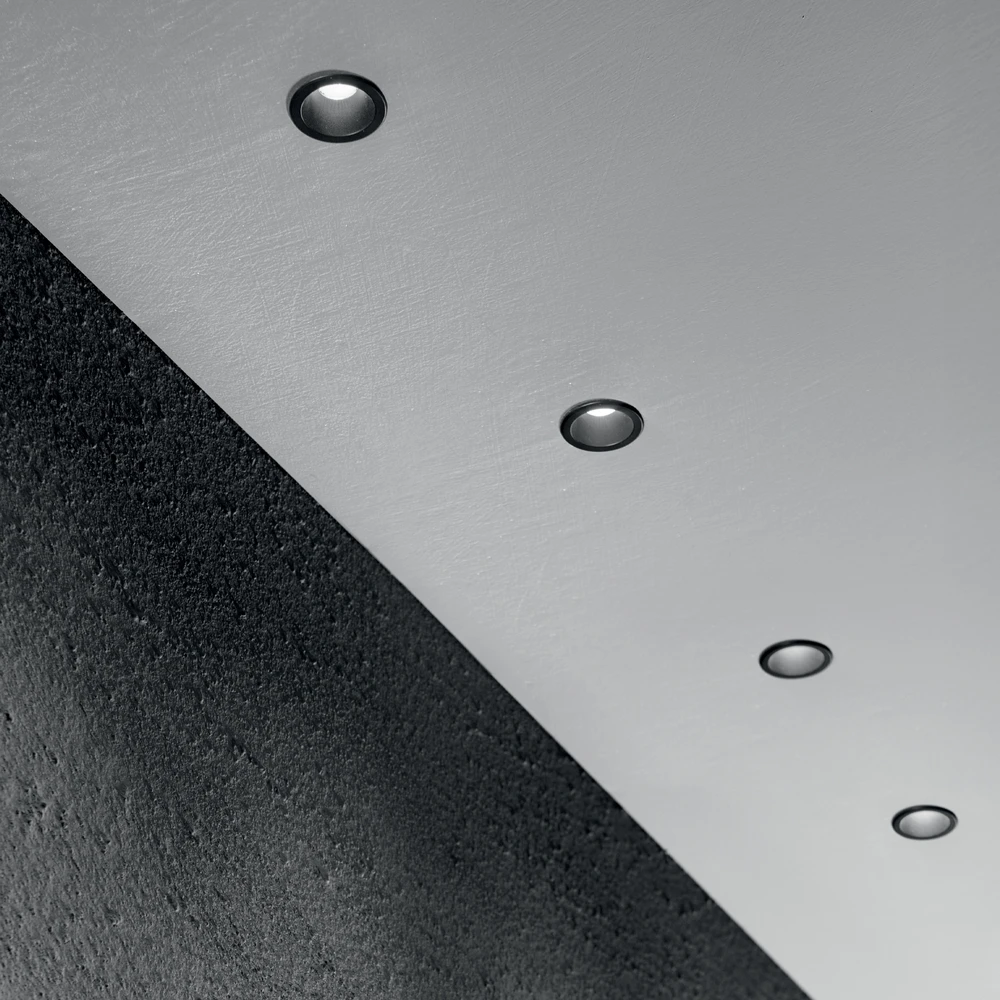 Ideal Lux 3W recessed lamp 1 light VIRUS, 3000K, transparent