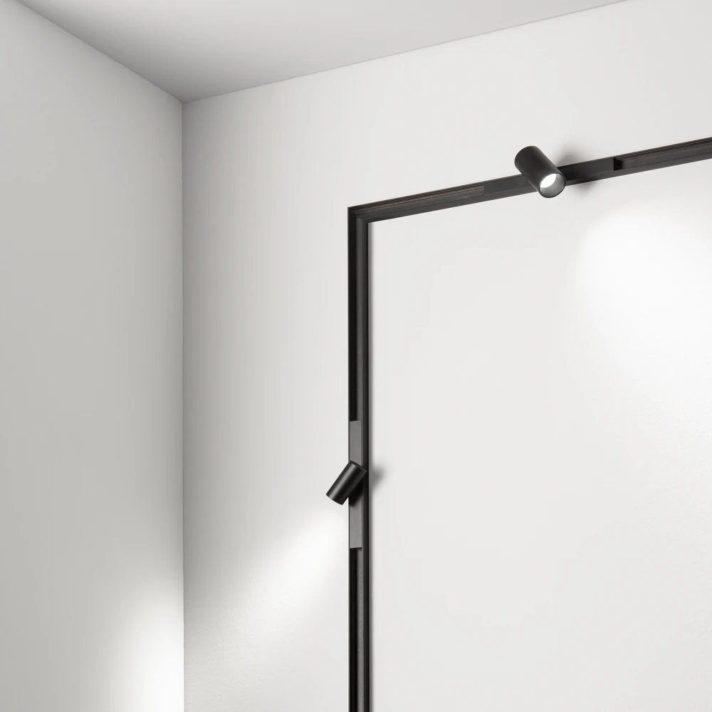 3W LED akcentinis šviestuvas į magnetinės sistemos STICK bėgelį, juodas, 3000K, dimeriuojamas, 329505