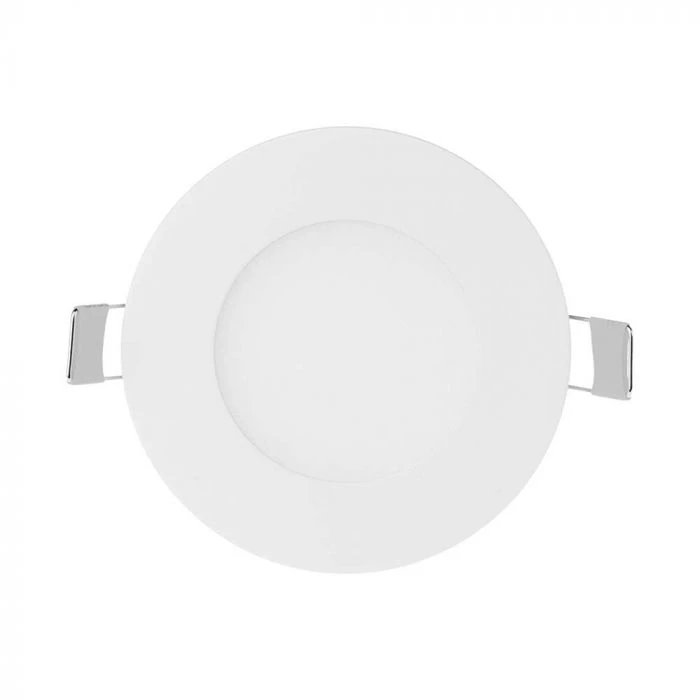V-tac 3W LED įleidžiama panelė, balta, 3000K, su maitinimo šaltiniu