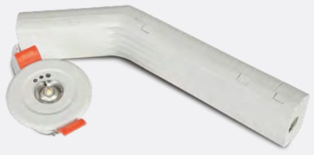 3W LED įleidžiamas avarinis šviestuvas, baltas, avariniu režimu gali veikti iki 3h, 89002C