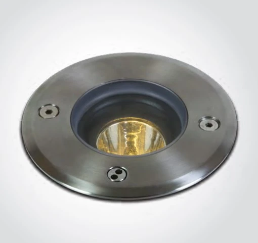 3W LED įleidžiamas į žemę lauko šviestuvas, plieno sp., 3000K, IP67, reguliuojamas šviesos kampas, 69072/W