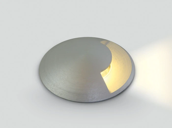 3W LED įleidžiamas į žemę šviestuvas, aliuminio sp., 3000K, 69016B/W