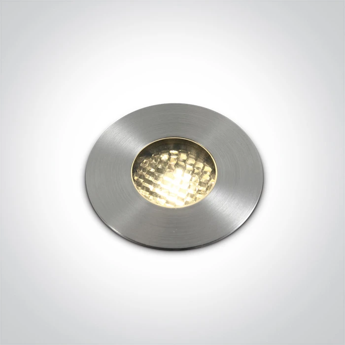 3W LED įleidžiamas į žemę šviestuvas, nerūdijančio plieno sp., 3000K, 69052/W