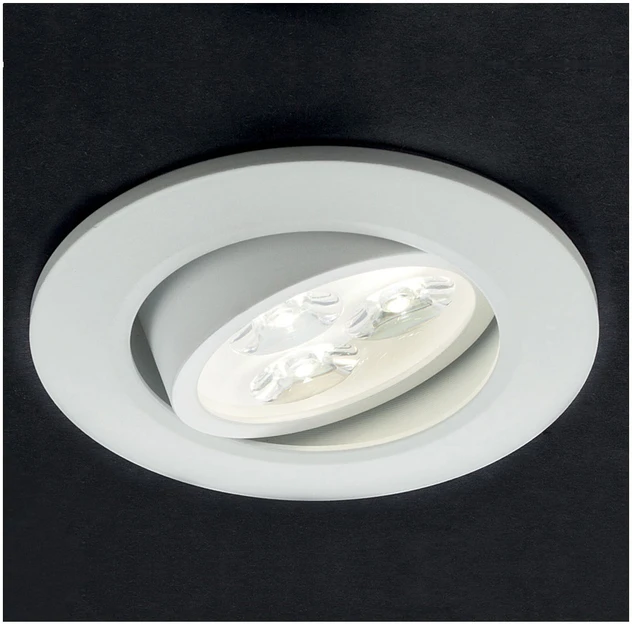3W LED įleidžiamas pakreipiamas šviestuvas MT 115 LED, baltas, 4000K