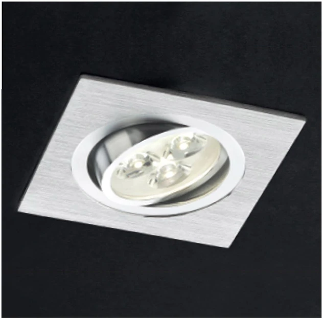 3W LED įleidžiamas pakreipiamas šviestuvas MT 116 LED, aliuminio sp., 4000K