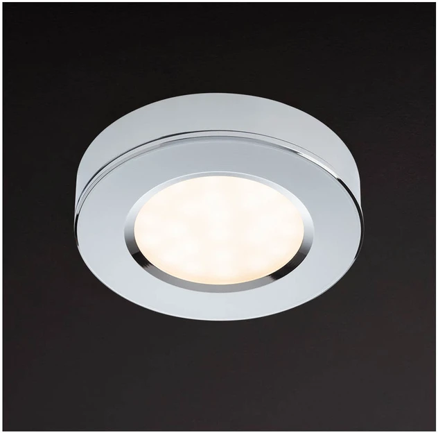 3W LED įleidžiamas/paviršinis šviestuvas MT 142 LED, chromo sp., 4000K