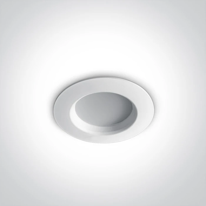 3W LED įleidžiamas šviestuvas, baltas, 3000K, 10103T/W/W