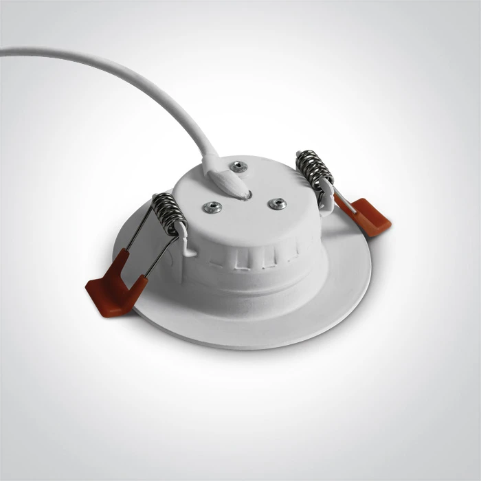 3W LED įleidžiamas šviestuvas, baltas, 3000K, 10103T/W/W