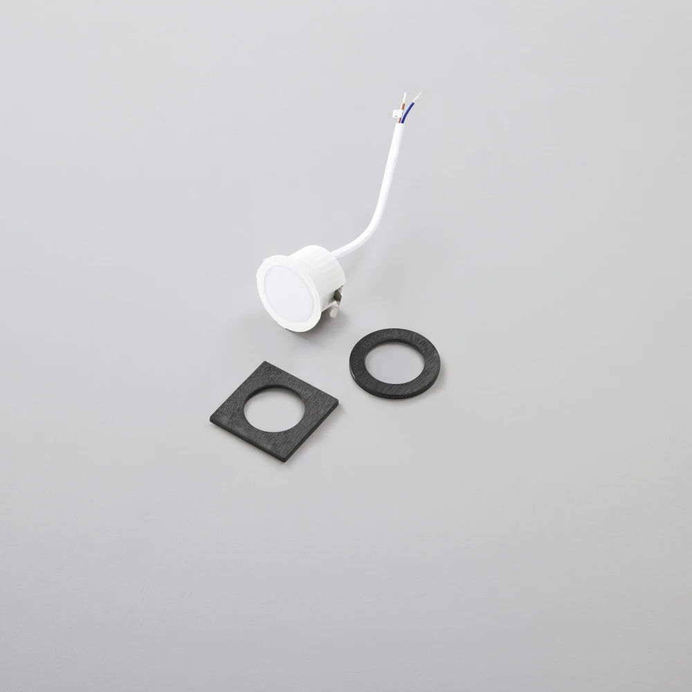 3W LED įleidžiamas šviestuvas DAMA, juodas