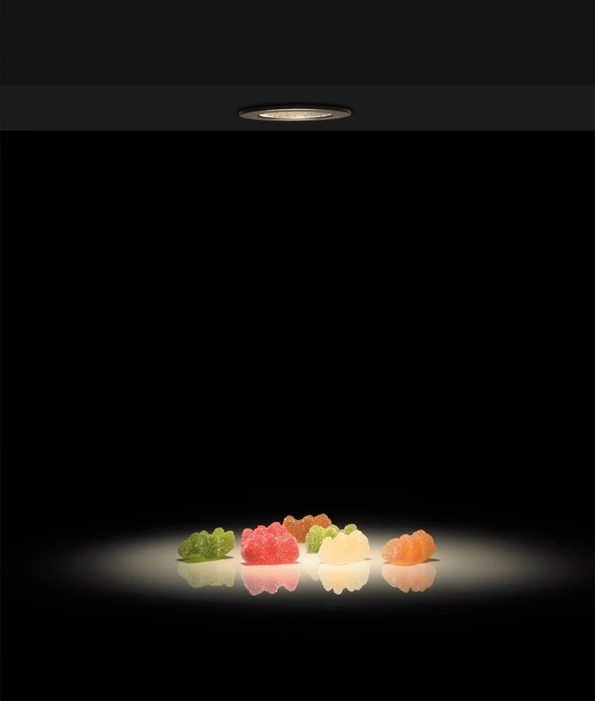 3W LED įleidžiamas šviestuvas DOT, juodas, 2700K, E3949090N