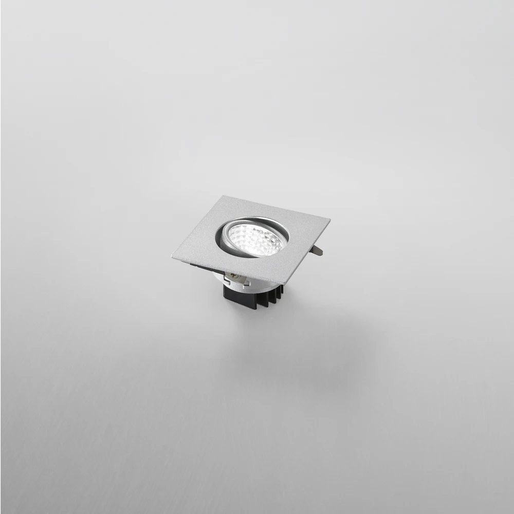 3W LED įleidžiamas šviestuvas POLARIS, nikelio sp.